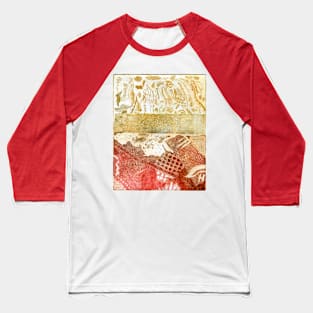 Metal Etched Print Under the Sea 2 Baseball T-Shirt